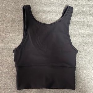 Lululemon Power Pivot Tank Top Everlux in black size 2